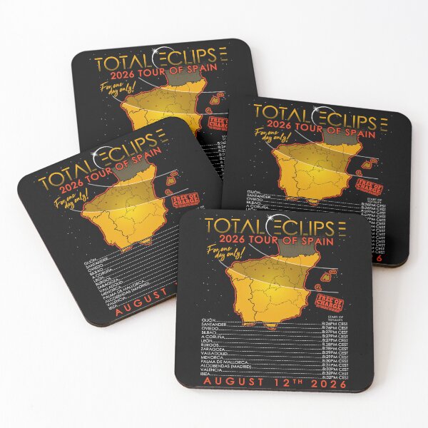 Item preview, Total Solar Eclipse 2026 Tour of Spain August 12th 2026 - On Back designed and sold by Nerd Shizzle.