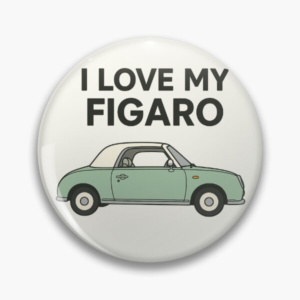 Item preview, I Love My Figaro – Emerald Green Retro Nissan Figaro Car designed and sold by Woop Woop .