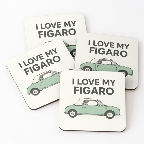 Item preview, I Love My Figaro – Emerald Green Retro Nissan Figaro Car designed and sold by Woop Woop .