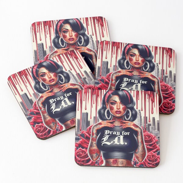 Item preview, Hollywood Pinup- Pray For L.A. 4 designed and sold by williamlharvey.