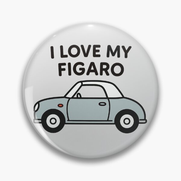 Item preview, I Love My Figaro – Lapis Grey Retro Nissan Figaro Car designed and sold by Woop Woop .