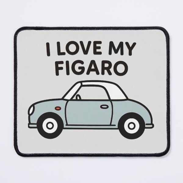 Item preview, I Love My Figaro – Lapis Grey Retro Nissan Figaro Car designed and sold by Woop Woop .