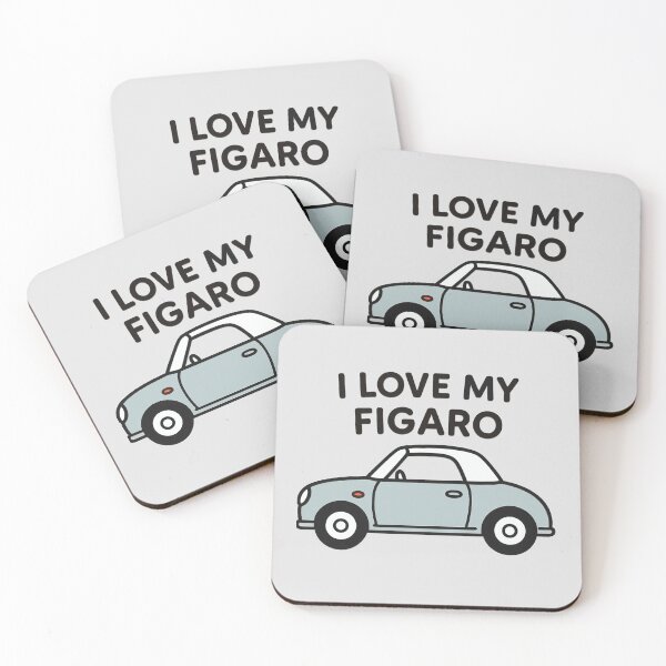 Item preview, I Love My Figaro – Lapis Grey Retro Nissan Figaro Car designed and sold by Woop Woop .