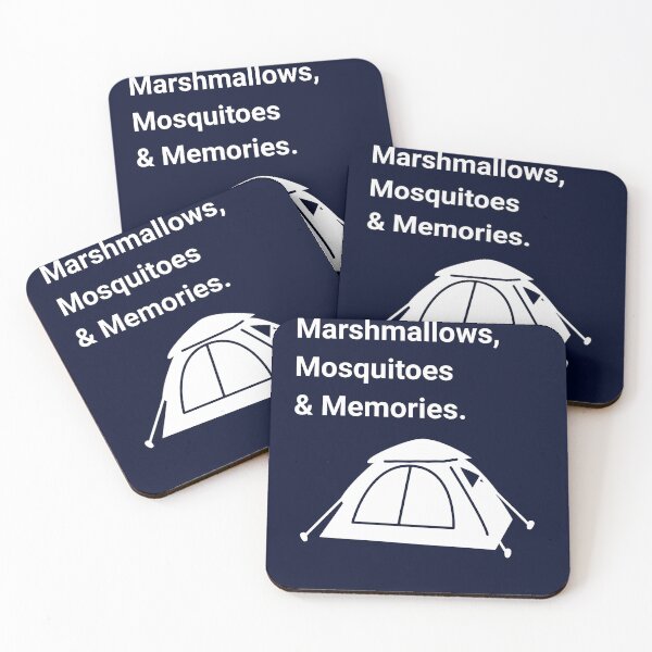 Item preview, Copy of Nostalgic Camping design tshirt Marshmallows Mosquitoes Memories designed and sold by If a tree falls.