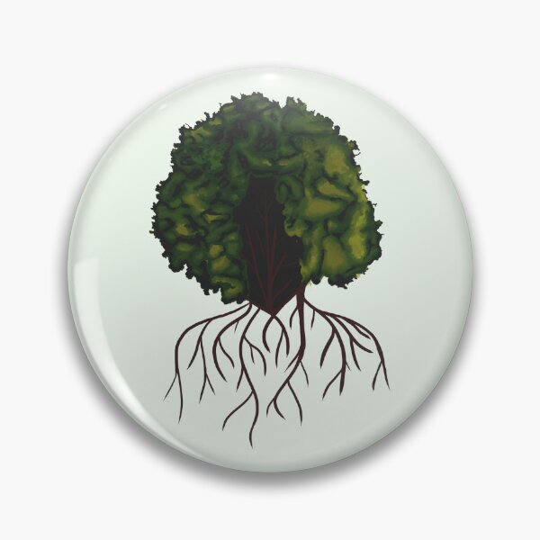 Item preview, Embracing Nature With Afro Hair and Tree Roots designed and sold by StarryStarrySky.