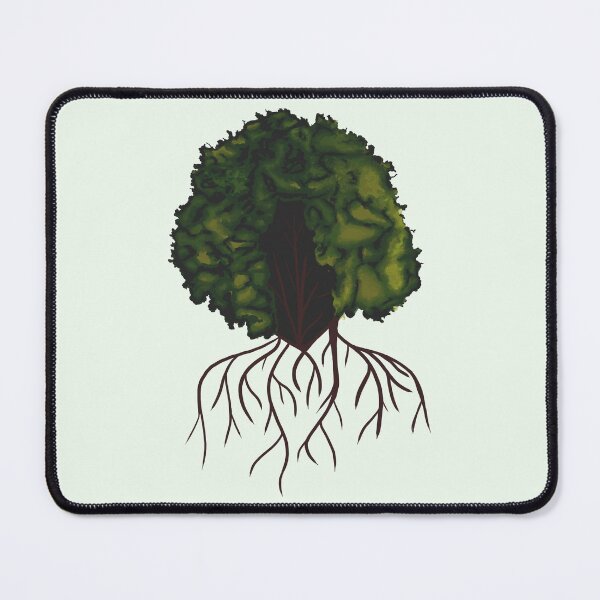 Item preview, Embracing Nature With Afro Hair and Tree Roots designed and sold by StarryStarrySky.