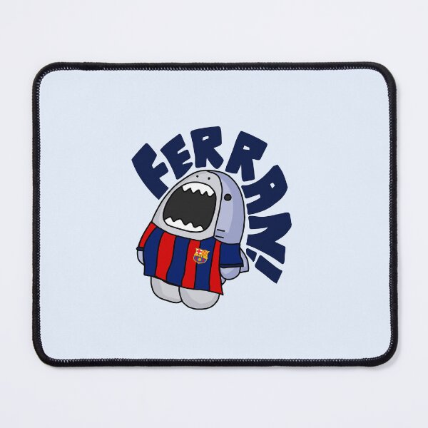 Item preview, Ferran shark sticker designed and sold by artistbarcagirl.