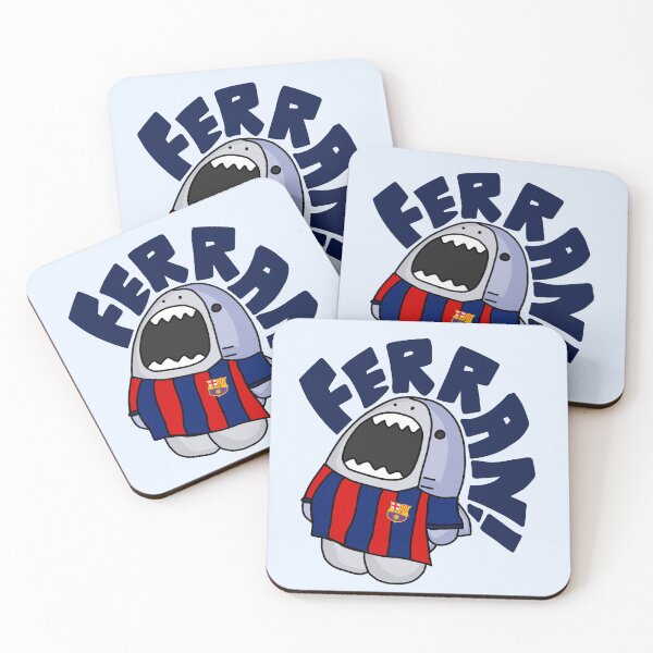 Item preview, Ferran shark sticker designed and sold by artistbarcagirl.