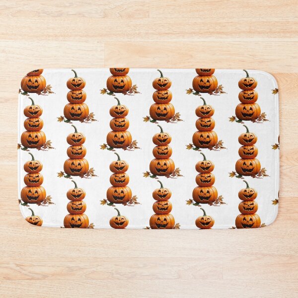 Item preview, "Pumpkin Stack – Weird & Cute" designed and sold by Bareradesigns.