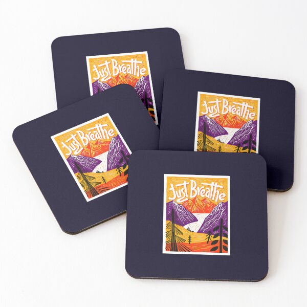 Item preview, Breathe Deeply Just Breathe  designed and sold by LaughLine Design.