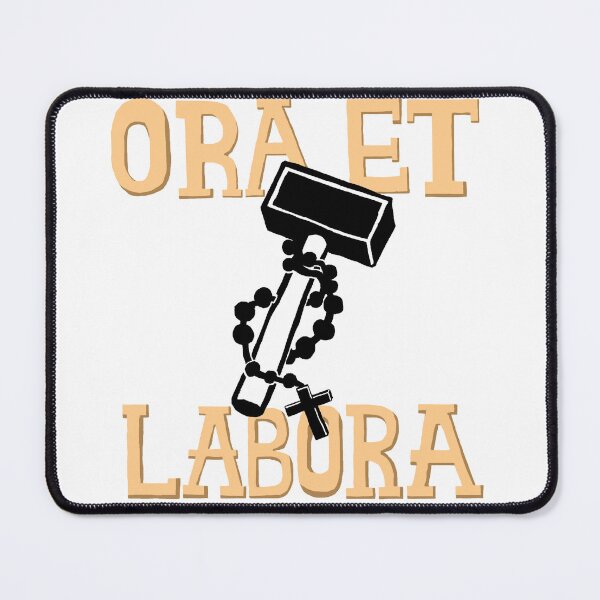 Item preview, Ora et Labora – Prayer and Work Rosary Design designed and sold by TrueVineArt.