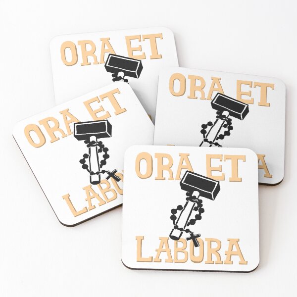 Item preview, Ora et Labora – Prayer and Work Rosary Design designed and sold by TrueVineArt.