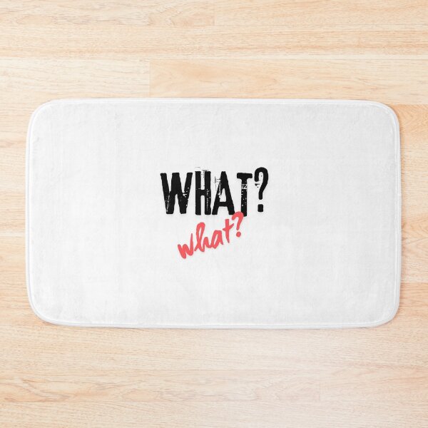 Item preview, Funny Typography Design – What? Expression Art designed and sold by EngeeWealth.