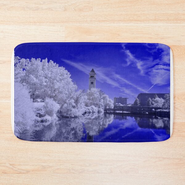 Item preview, Clock tower in 590nm white and blue edit designed and sold by Cblifeisgood.