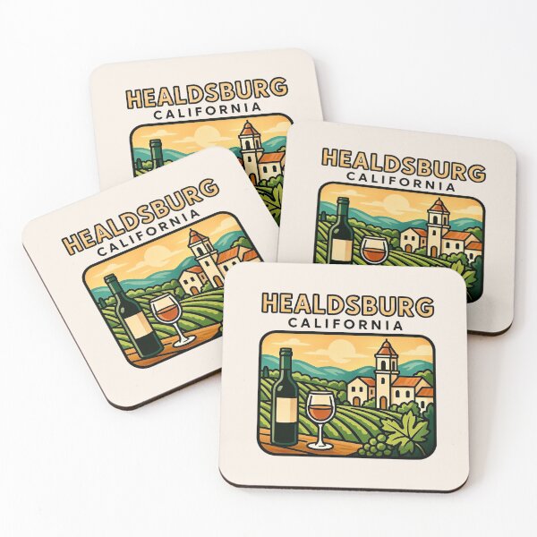 Item preview, Healdsburg, California - Wine Country Charm designed and sold by Myra365Art.