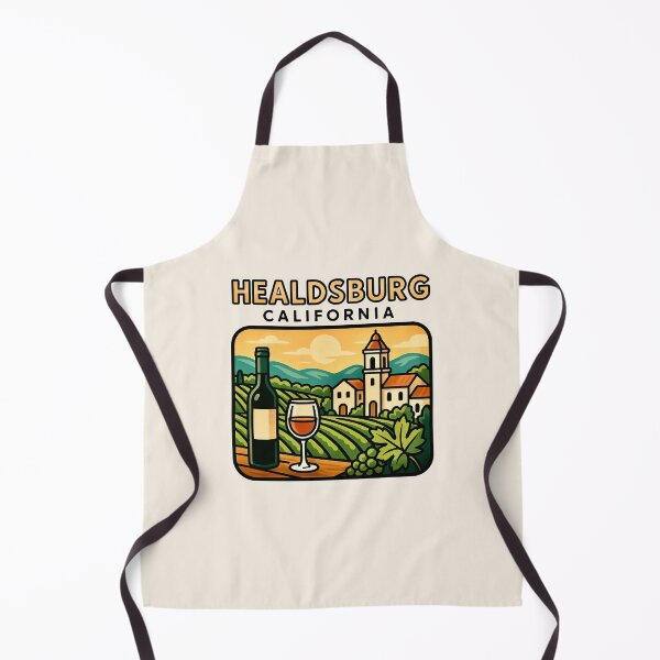 Item preview, Healdsburg, California - Wine Country Charm designed and sold by Myra365Art.