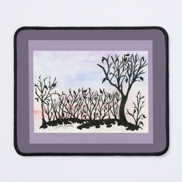 Item preview, Dusk Entwined - watercolor and ink designed and sold by Annie Mason Art.