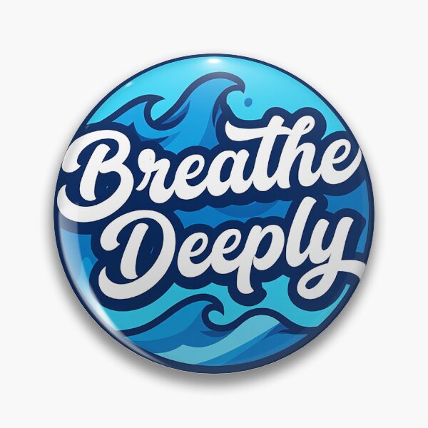 Item preview,  Breathe Deeply Just Breathe  designed and sold by LaughLine Design.