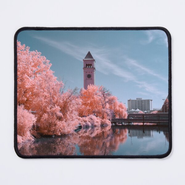 Item preview, Clock tower in 590nm pink and blue edit designed and sold by Cblifeisgood.