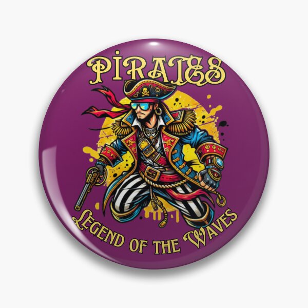 Item preview, Pirates Legend of the Waves Design | Nautical Pirate Artwork | Ocean Adventure Gift designed and sold by TheRamesCo.