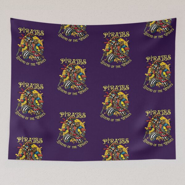 Item preview, Pirates Legend of the Waves Design | Nautical Pirate Artwork | Ocean Adventure Gift designed and sold by TheRamesCo.