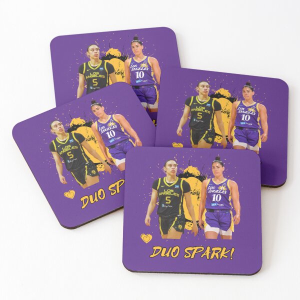 Item preview, Kelsey Plum and Deadrica Hamby LA SPARKS players Los Angeles Sparks designed and sold by LAKERSIN5.