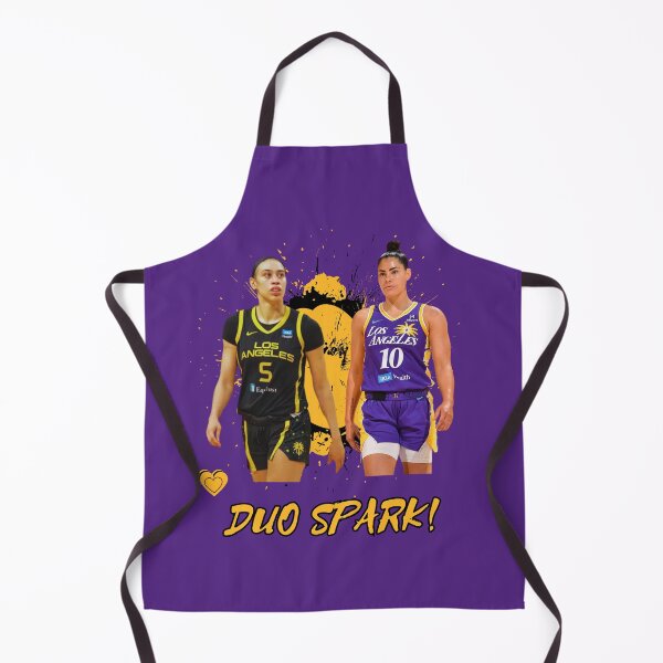 Item preview, Kelsey Plum and Deadrica Hamby LA SPARKS players Los Angeles Sparks designed and sold by LAKERSIN5.
