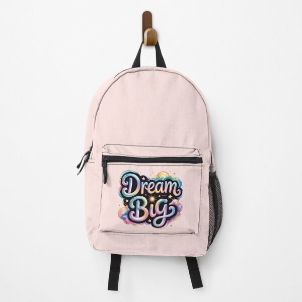 Item preview, Dream Big Inspirational Retro Bubble Lettering Motivational Art designed and sold by NewAspect.