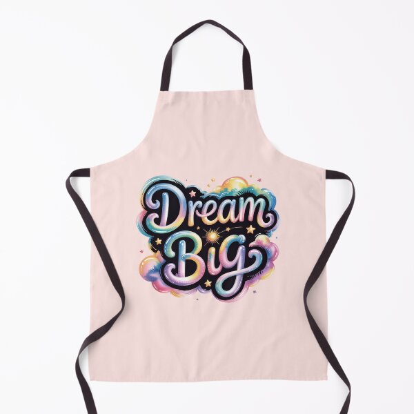 Item preview, Dream Big Inspirational Retro Bubble Lettering Motivational Art designed and sold by NewAspect.