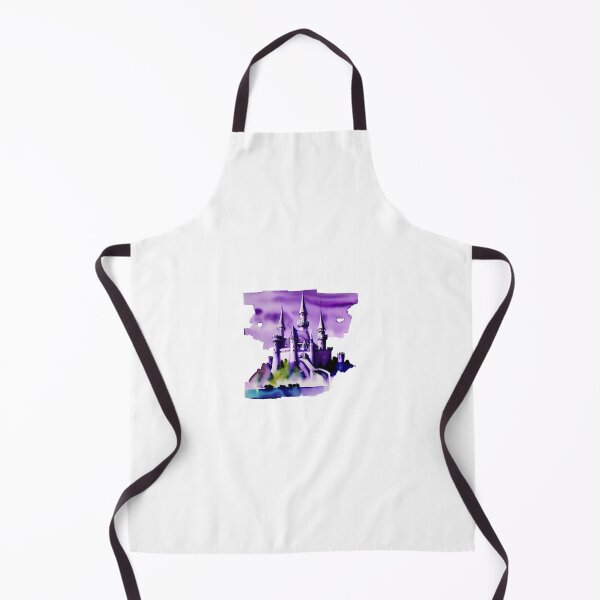 Item preview, Fantasy Castle – Dreamy Purple Watercolor Fairytale Art designed and sold by planetGDstudio.