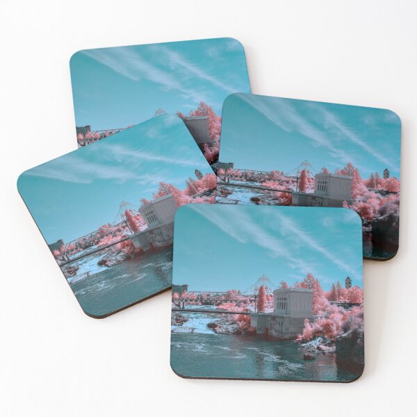 Item preview, 590nm infrared landscape photo towards Riverfront Park designed and sold by Cblifeisgood.