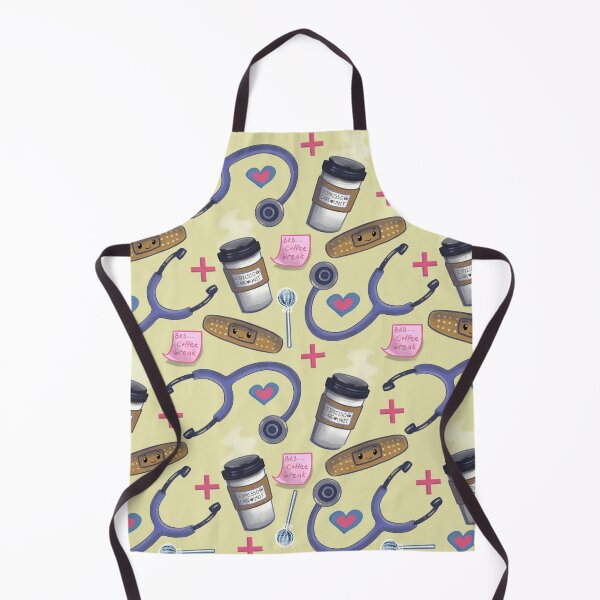 Item preview, Nurse Coffee Break Pattern – Cute Medical Coffee Seamless Design designed and sold by Dee-Stroud.