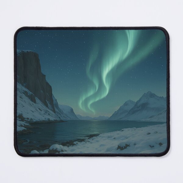 Item preview, Aurora Over the Nordic Fjord designed and sold by NorseDrip.