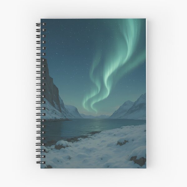 Item preview, Aurora Over the Nordic Fjord designed and sold by NorseDrip.