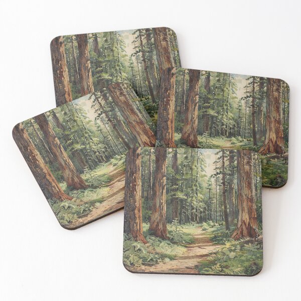 Item preview, Northern California Redwood Forest designed and sold by Myra365Art.