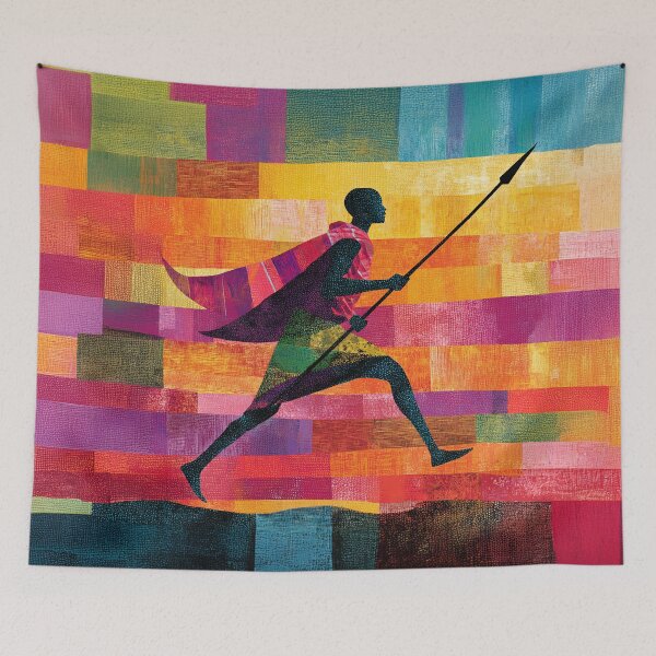 Item preview, Maasai Warrior's Journey designed and sold by NdotoPop.