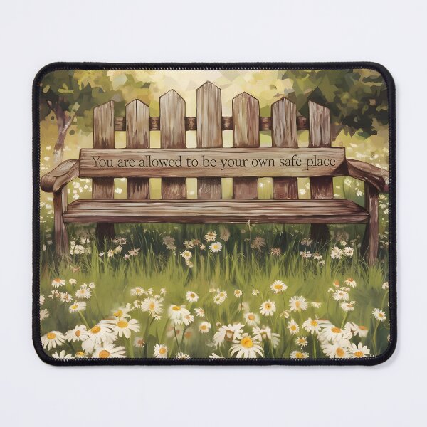 Item preview, You Are Allowed To Be Your Own Safe Place, Self Care Quote, Art Therapy designed and sold by MoMidoStore.