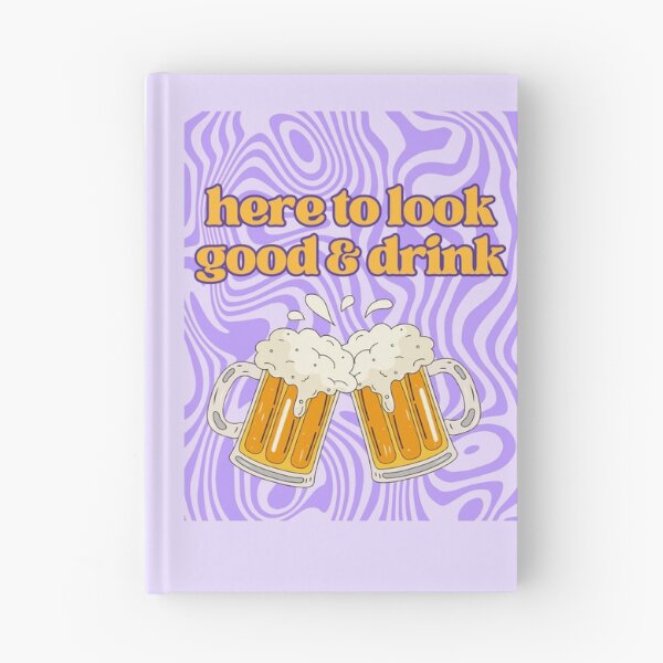 Item preview, here to look good and drink beer game day designed and sold by alejapetit.