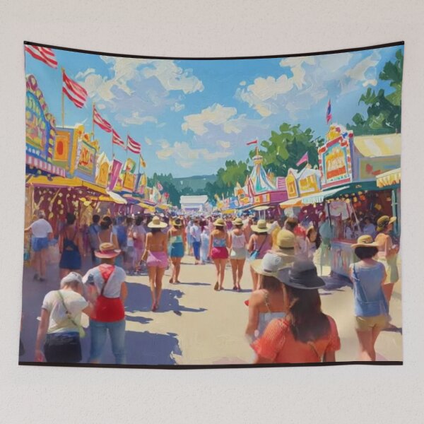 Item preview, State Fair - Modern Impressionism designed and sold by shakespeare1212.