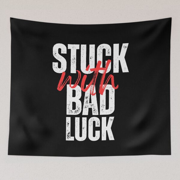 Item preview, Stuck With Bad Luck – Bold Grunge Typography Design designed and sold by Karim-Karem.