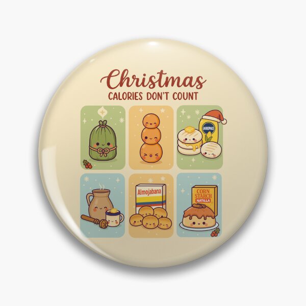 Item preview, Christmas Colombian Food Kawaii – Calories Don’t Count designed and sold by HOLY-D-TEE.