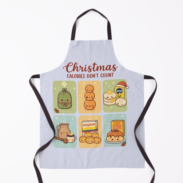 Item preview, Christmas Colombian Food Kawaii – Calories Don’t Count designed and sold by HOLY-D-TEE.