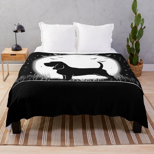 Item preview, PBGV Dog – Halloween Moon Silhouette designed and sold by The Real Life Symphony.