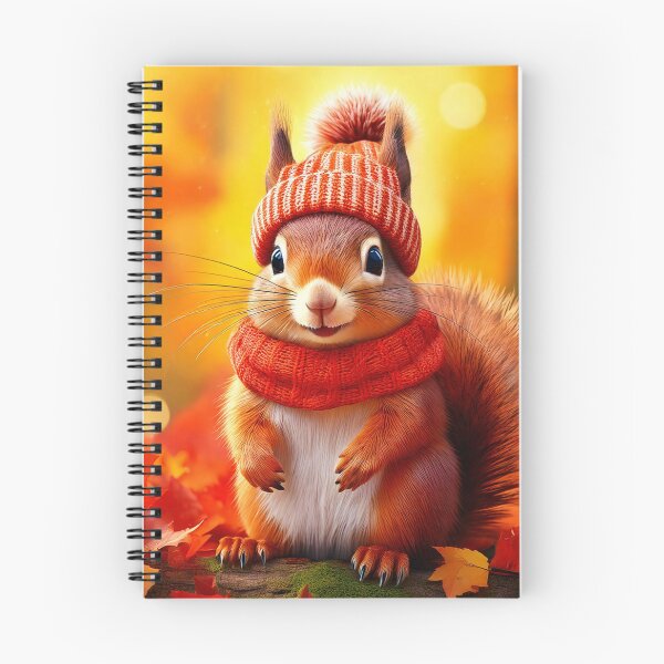 Item preview, The Forest's Messenger - Whimsical Autumn Red Squirrel designed and sold by Englandbear.