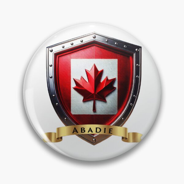 Item preview, Abadie Family Canada Shield, Proud Maple Leaf Heritage designed and sold by Highlandkings.