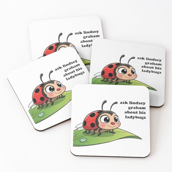 Item preview, Ask Lindsey Graham about his ladybugs designed and sold by CurrentTeevents.