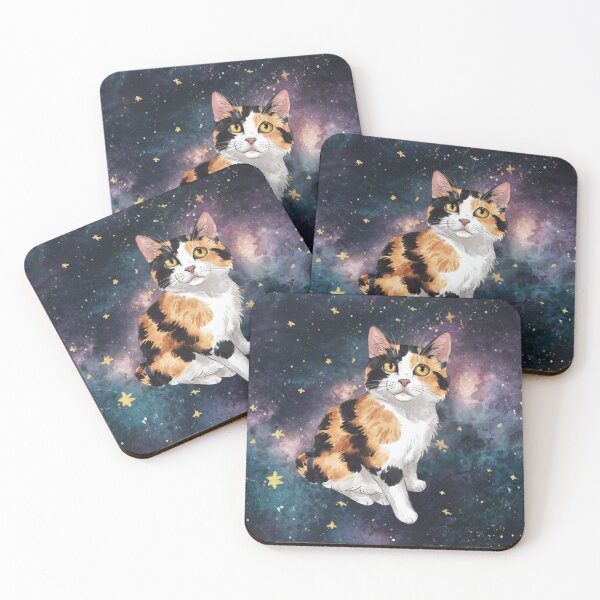 Item preview, Galaxy Calico Cat in Space designed and sold by theartfulaspie.