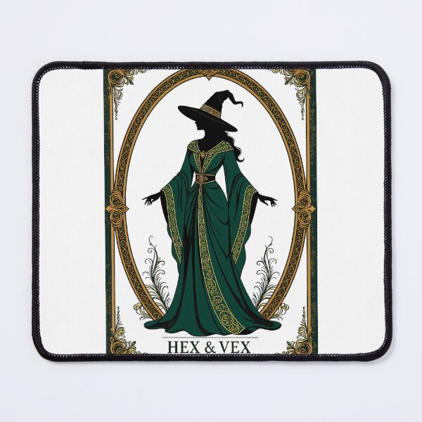 Item preview, Emerald Vintage Witch Silhouette Artwork designed and sold by zoughlal.