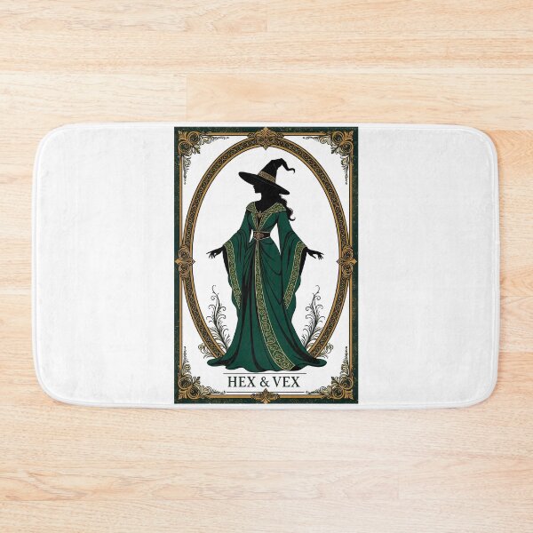 Item preview, Emerald Vintage Witch Silhouette Artwork   designed and sold by zoughlal.