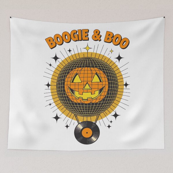 Item preview, Vintage Jack-o-Lantern Disco Ball Artwork   designed and sold by zoughlal.